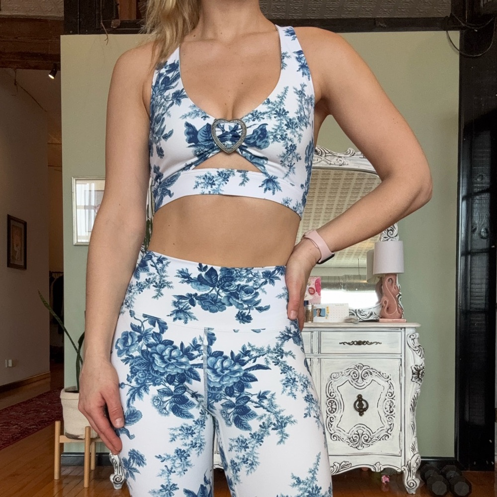 LoveShackFancy X Beach Riot Blue China Floral (Matching Set)